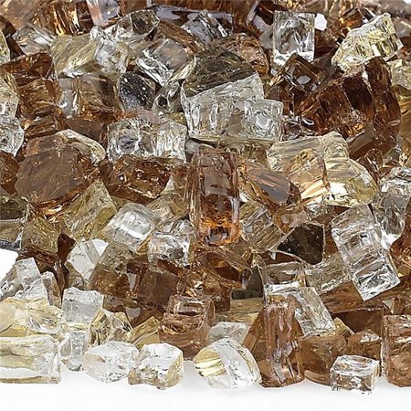 0.5 in. Zion Reflective Fire Glass - 10 lbs