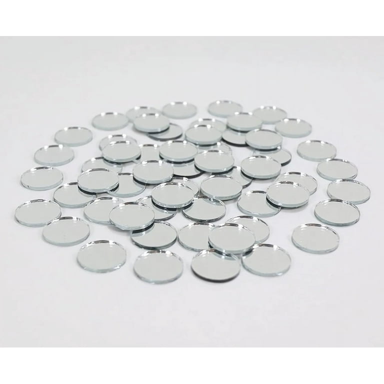 20 Pcs heart mirrors for crafts Small Mirrors for Crafts Craft Mirror Tiles  Bulk