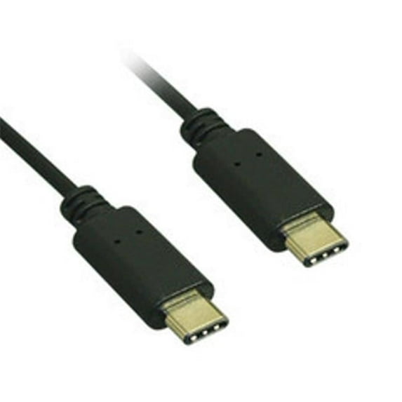 0.5 m 10Gbit USB 3.1 Type C Male to Type C Male USB-C Cable, Black