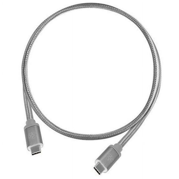 0.5 m USB 3.1 Generation 2 Type-C to Type-C with E-Marker IC & Support PD Function Cable, Charcoal