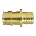 thumbnail image 1 of 0.5 x 0.5 in. Barb Brass Coupling - Pack of 25, 1 of 1