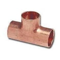 thumbnail image 1 of 0.5 x 0.5 x 0.75 in Copper Tee- pack of 10, 1 of 1