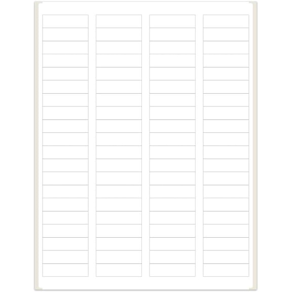 0.5 x 1.75 Inches Address Labels for Laser/Inkjet Printers, White, Permanent Adhesive (40,000 Labels)