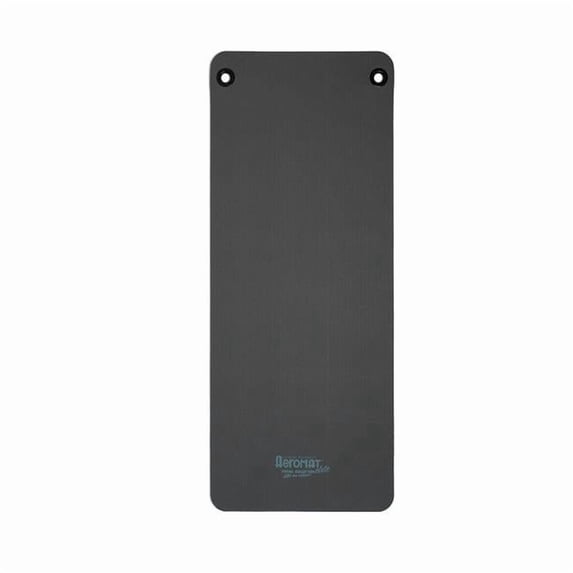 0.5 x 23 x 56 in. Aeromat Elite Workout Mat with Eyelets, Charcoal