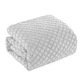 thumbnail image 1 of 0.5 x 68 x 90 in. Gray Twin Size Polyester 180 Thread Count Washable Duvet Cover Set, 1 of 1