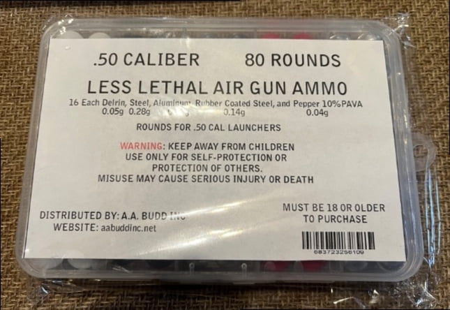 0.50 Caliber Air Gun Ammo Sample Pack 80 PCs