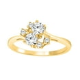thumbnail image 1 of 0.50 Carat Diamond Engagement Women's Ring In 14K Solid Rose,White & Yellow Gold, 1 of 4