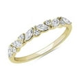 thumbnail image 1 of 0.50 Carat Excellent Marquise Cut Natural Diamond Beautiful Eternity Band for Women Solid 18K Yellow Gold Size 11.5, 1 of 7