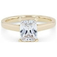 thumbnail image 1 of 0.50 Carat Excellent Radiant Cut Natural Diamond Solitaire Beautiful Ring for Anniversary Solid 18K Yellow Gold Size 4.5, 1 of 7