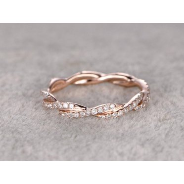 1.50 Carat 3 Wedding Ring set Wedding Band Stackable Ring set