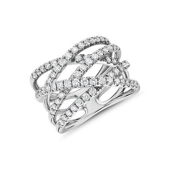 0.50 Ct VS1 Clarity Marquise Cut Genuine Diamond Wonderful Eternity Band for Bride in Solid 18K White Gold Size 10.5