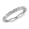 thumbnail image 1 of 0.50 T.C.W Baguette Genuine Diamond Stunning Eternity Band for Women Solid 950 Platinum Size 3.5, 1 of 8