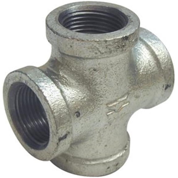 0.50 in. Galvanized Pipe Cross