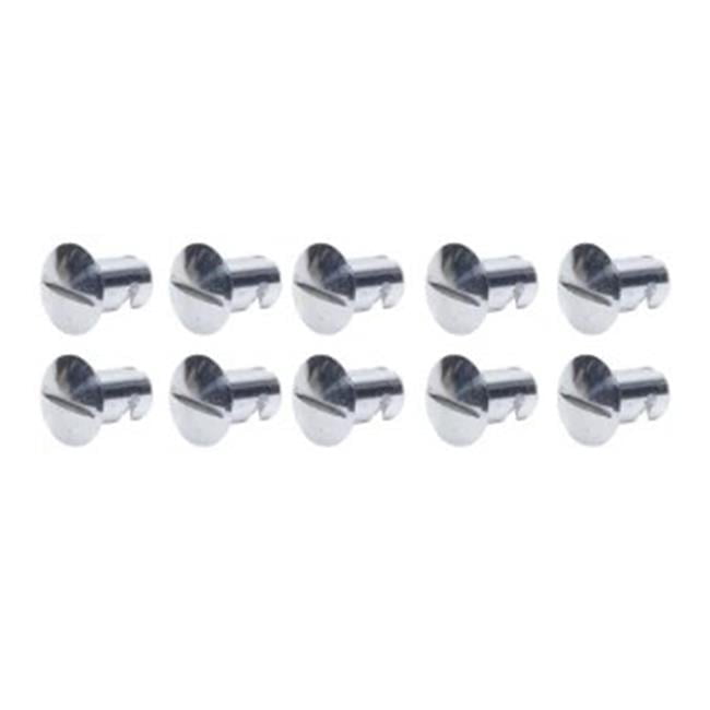 0.50 in. Long Oval Head Dzus Buttons, Pack of 10