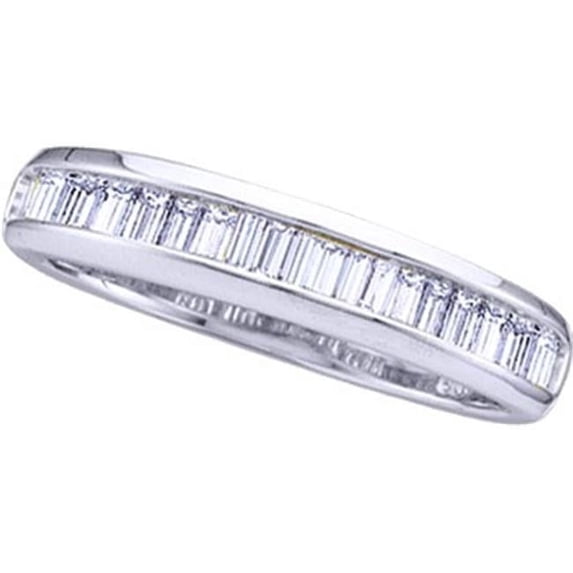 0.50Ctw Bagguette Diamond Ladies Fashion Band - 10KWG