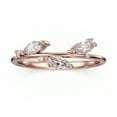thumbnail image 1 of 0.50ct Diamond Moissanite 10K Rose GoldWedding Band, 1 of 4