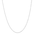 thumbnail image 1 of 0.51mm 14k White Gold Carded Curb Chain Necklace - 16 Inch, 1 of 2