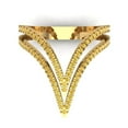 thumbnail image 1 of 0.525 ct Round Cut Natural Citrine Statement 14K Yellow Gold Womens Engagement Ring, 1 of 5