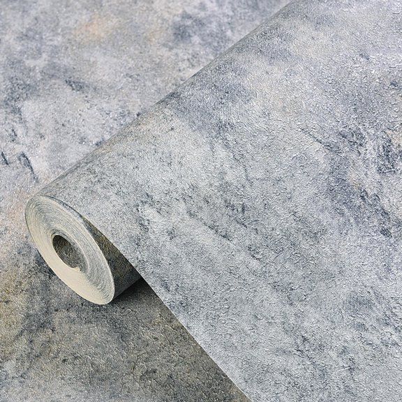 0.53*9.5M Industrial Style Solid Color Retro Imitation Diatom Mud Wallpaper