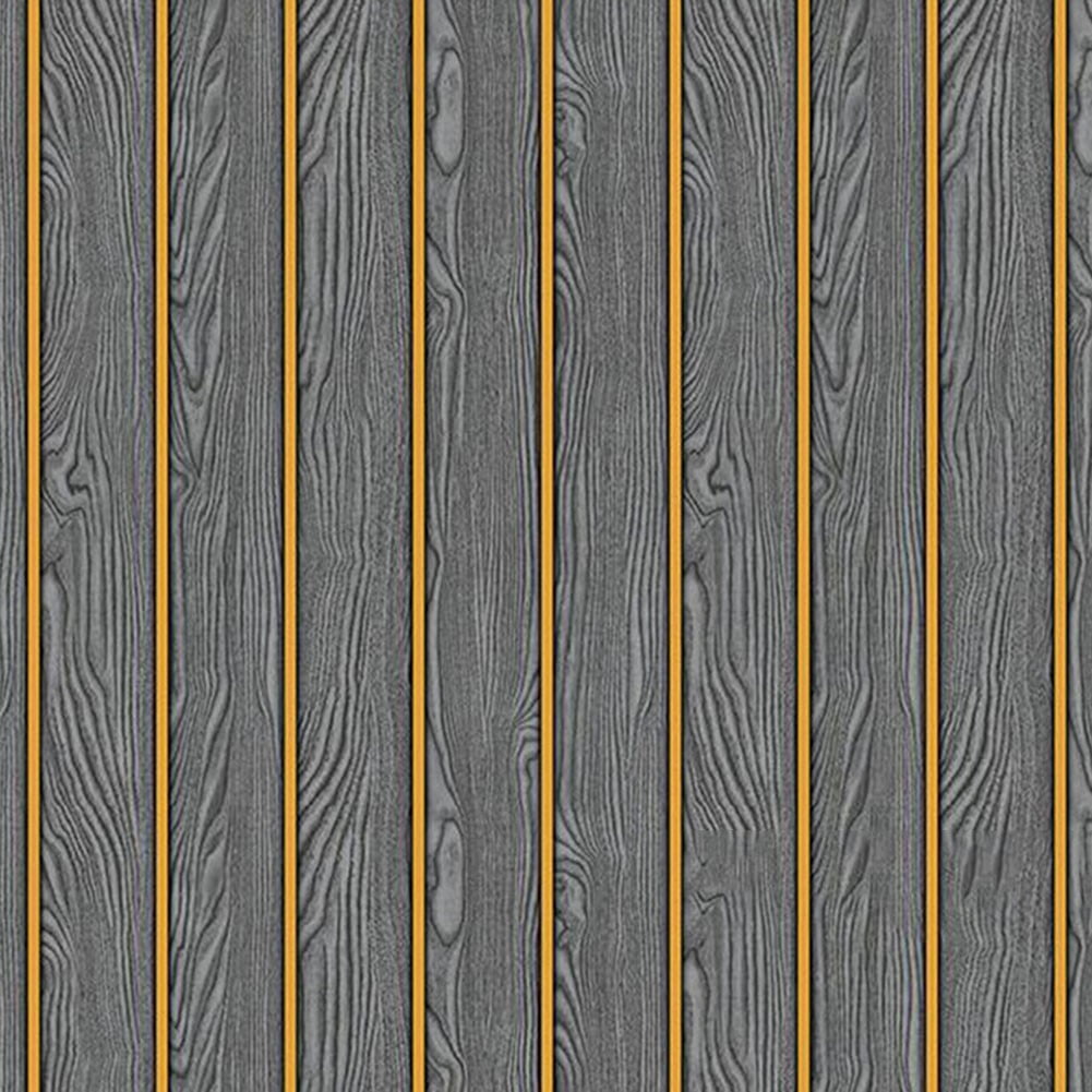 0.53*9.5M Modern Chinese 3D Imitation Wood Grain Wallpaper Decoration Wallpaper