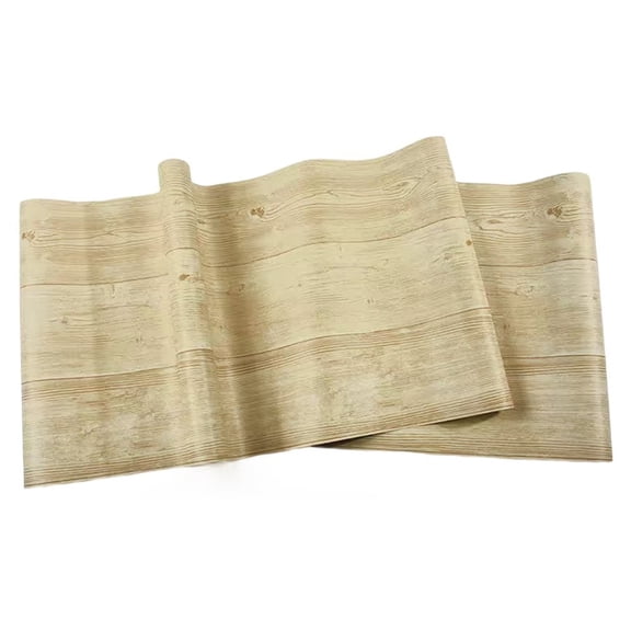 0.53*9.5M Modern Chinese Imitation Wood Grain Wallpaper Decoration Wallpaper