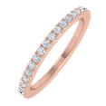 thumbnail image 1 of 0.54 Carat Prong Set Diamond Ladies Eternity Ring in 14K Rose Gold (Ring Size 9) (I1-I2 Clarity) - IGI Certified, 1 of 5