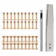 thumbnail image 1 of 0.55/0.75Inch Red Copper/ Brass Metal Studs Riveting for Crafting, 1 of 9