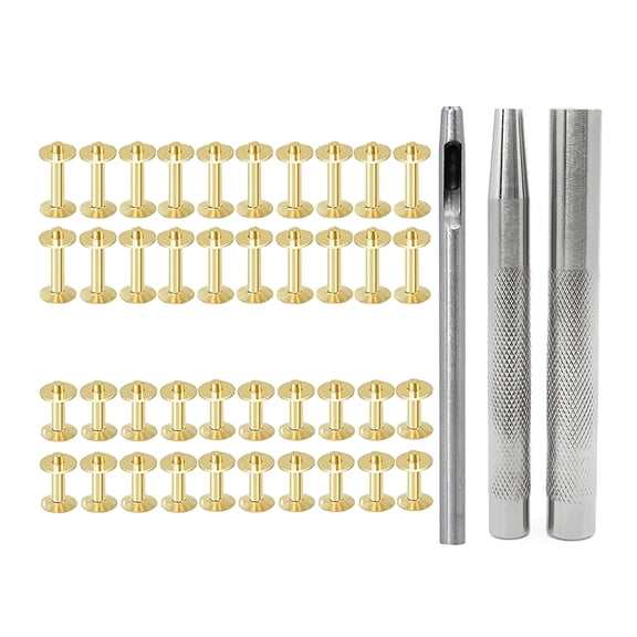 0.55/0.75Inch Riveting Tubular Metal Studs with Punch Pliers Set for DIY Craft