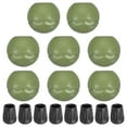 thumbnail image 1 of 0.55"(14mm) Chair Feet Replacement Plastic Camping Chair Leg Tips Cap Protector Green 8 Pack, 1 of 6