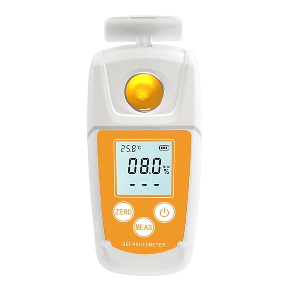 0-55% Brix Meter,High Precision Digital Brix Refractometer with ATC for Fruit,Juice,Beverages,Suger Content Measurement in Wine Making,Beer Brewing,Homebrew Kit