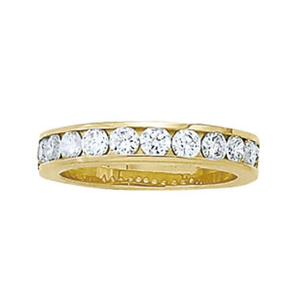 0.55 Ct. Diamond Engagement Wedding Band- Bridal Ring -14K Gold