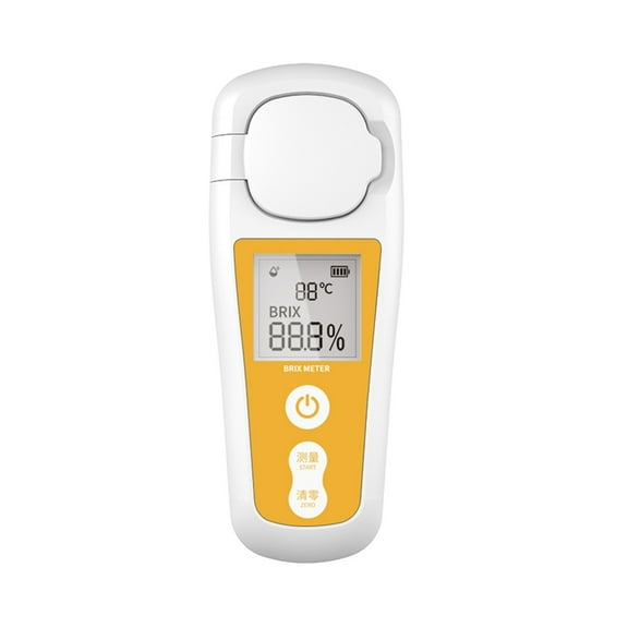 0-55% Digital Brix Refractometer Brix Tester Meter Fruit Juice Beverage Drinks Sugar Content Measuring Instrument Suger Meter ,Easy to Use