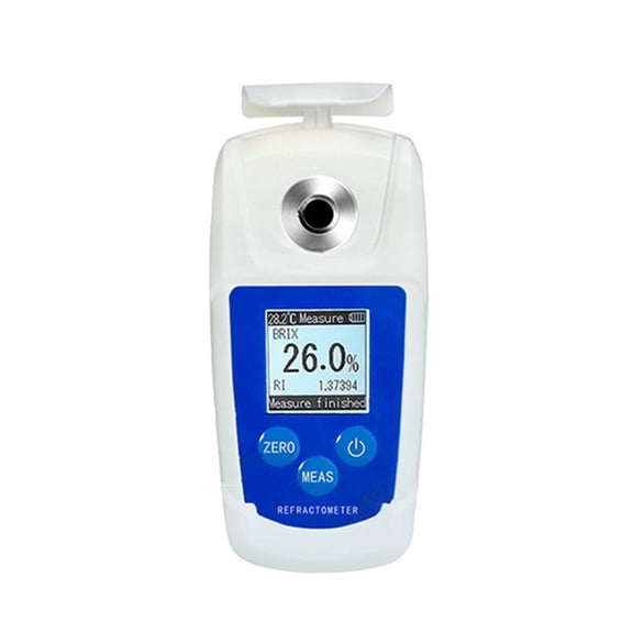 0-55% Digital Meter Tester Professional Refractometer With Battery Fruit Juice Drinks Sugar Meter High Concentration ,Quick Calibration, No Power Required