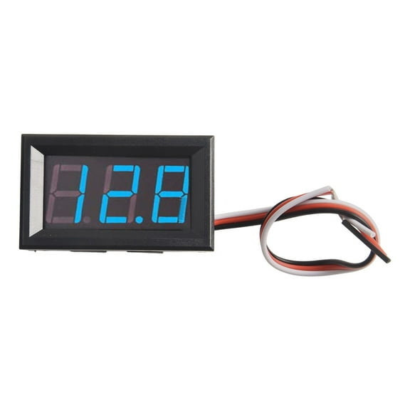 0.56 inch 3 Wire LED Digital DC Voltmeter DC0V-30V Reverse Connection Protection