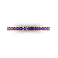 thumbnail image 1 of 0.57 ct Brilliant Round Cut Natural Amethyst 18K Yellow Gold Stackable Band SZ 4.5, 1 of 6