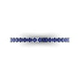 thumbnail image 1 of 0.57 ct Brilliant Round Cut Simulated Tanzanite 14k White Gold Stackable Band SZ 6.5, 1 of 6