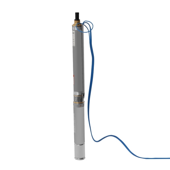 0.5HP Deep Well Submersible Pump 110V 60Hz, Stainless Steel 10 Impeller Well Water Pump 216ft Max Lift with Control Box, for Farm Irrigation