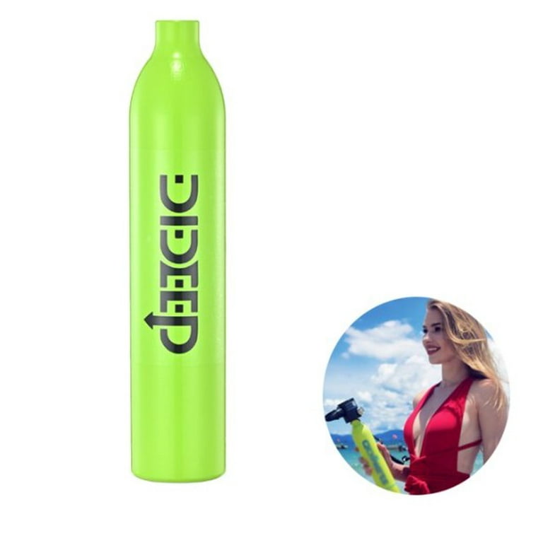 0.5L Oxygen Cylinder Diving Reserve Air Tank Snorkeling Diving Equipment Without Breathing Valve