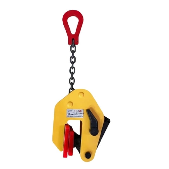 0.5T-1Ton Stainless steel vertical trackless lifting pliers seamless vertical clamp steel plate hooks tongs lifter ,High-Quality Lifting Ring