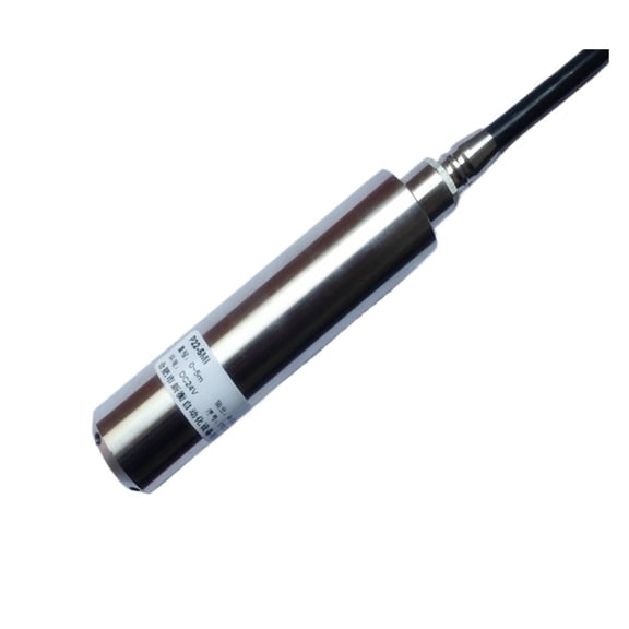 0-5V/ 4-20mA Throw-in Type Liquid Level Sensor Input Type Liquid Level Transmitter Depth Sensor 1-10m Range Water Level Detector ,Easy to Use