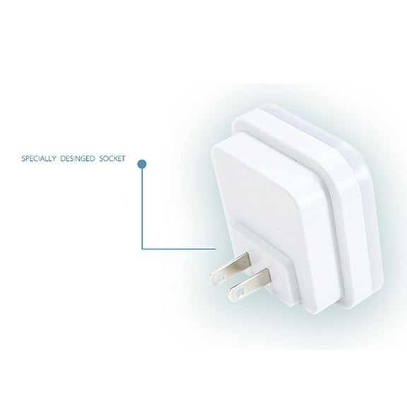 0.5W Auto Sensor Led Night Light, Dusk To Dawn Lamp for Bedroom Hallway 6500K Cool White Light, Energy-Saving Us Plug Smart Night Light with 100,000Hrs Life Hallway Night Light