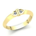 thumbnail image 1 of 0.5carat Round Cut Diamond Mens Fancy Anniversary Wedding Band Solid 14K Rose, White or Yellow Gold IJ SI2, 1 of 3
