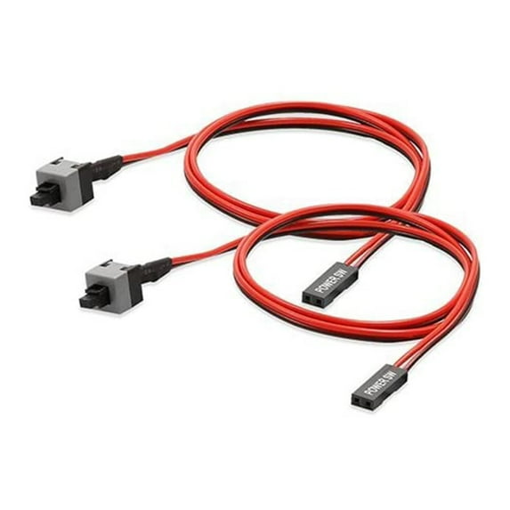 0.5m 2 Pin Computer Line Cable Chassis Boot Line Reset Line Power Cable ...