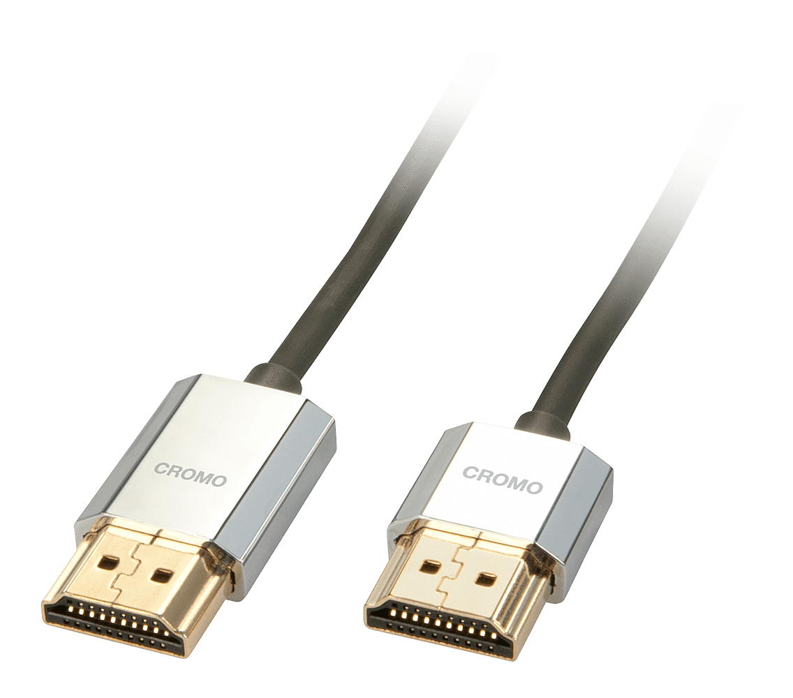 0.5m CROMO Slim High Speed HDMI Cable with Ethernet