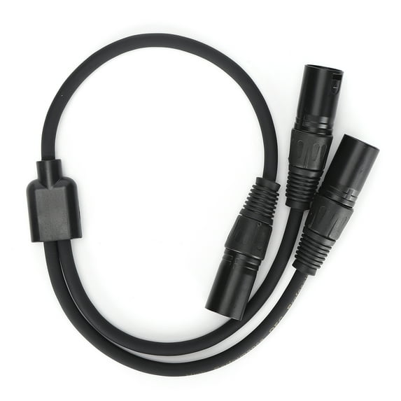 0.5m Y-Type Audio Adapter for Connecting Devices XLR Male to Dual XLR Male Splitter Cable Bienvenido
