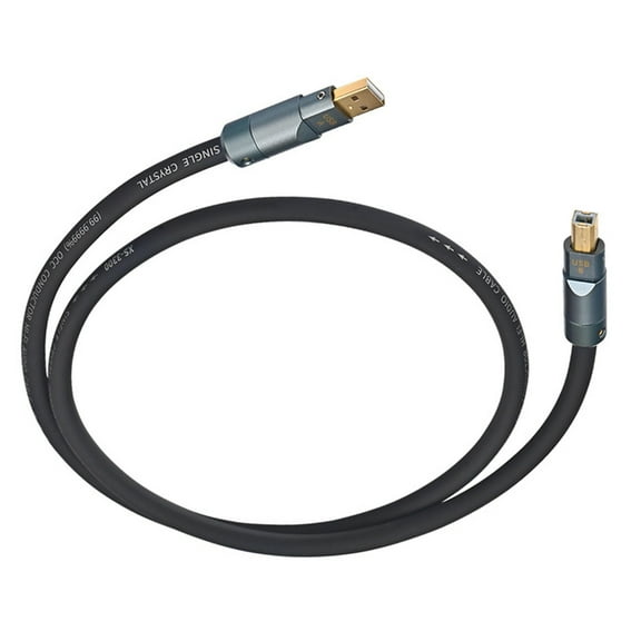 0.5m to 2m 6N Single Crystal Coppered USB A to USB B Cable High Resolution Transmission Stable Performances