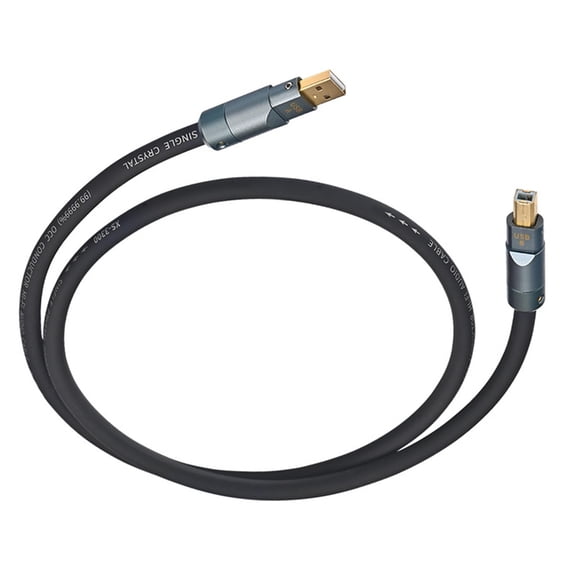0.5m to 2m 6N Single Crystal Coppered USB A to USB B Cable High Resolution Transmission Stable Performances