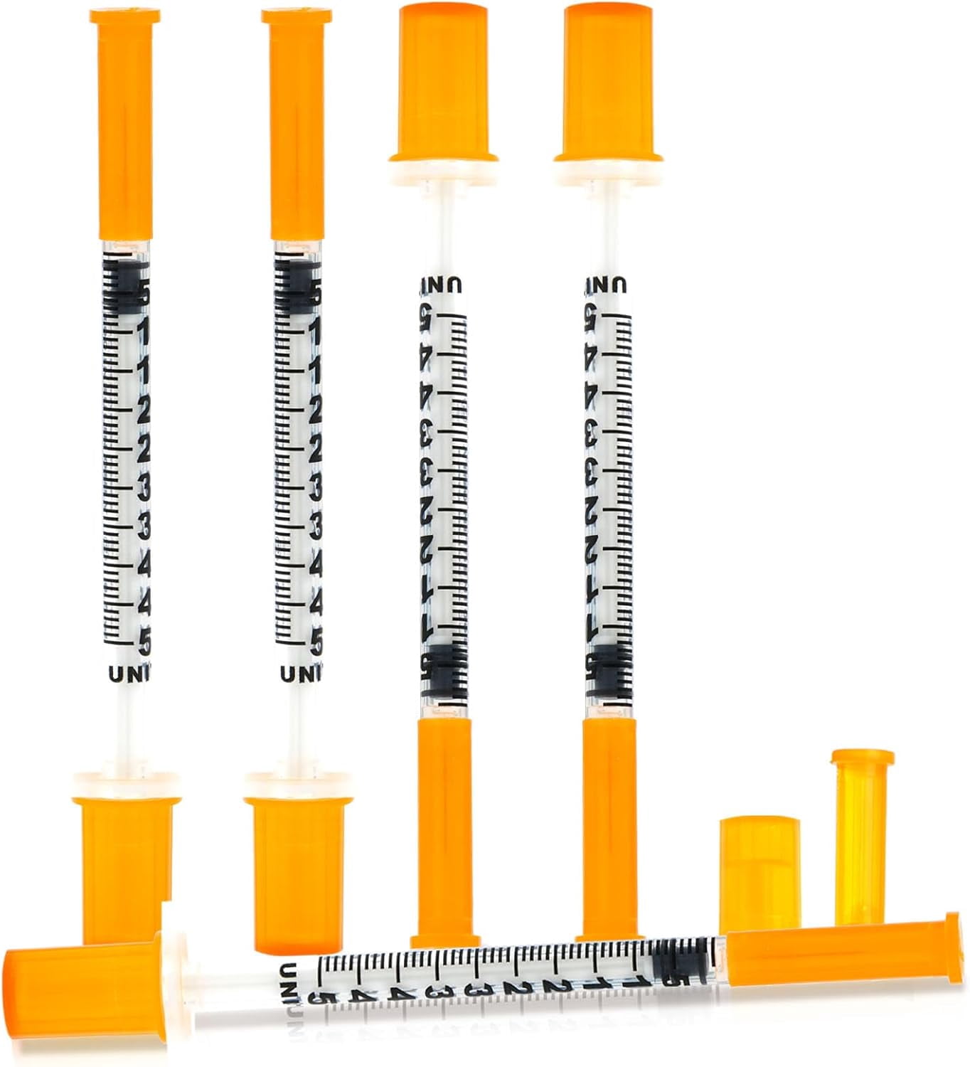 0.5ml 30G 5/16 Inch Scientists Lab Syringes, Individually Wrapped, 100 ...
