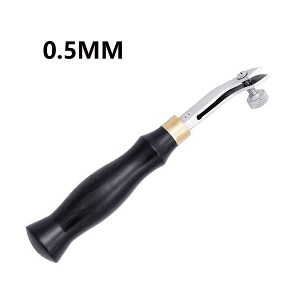 0.5mm Adjustable Scriber Spacing Edger Scriber Edger Leather DIY Tool Edge Decorative Line Tool