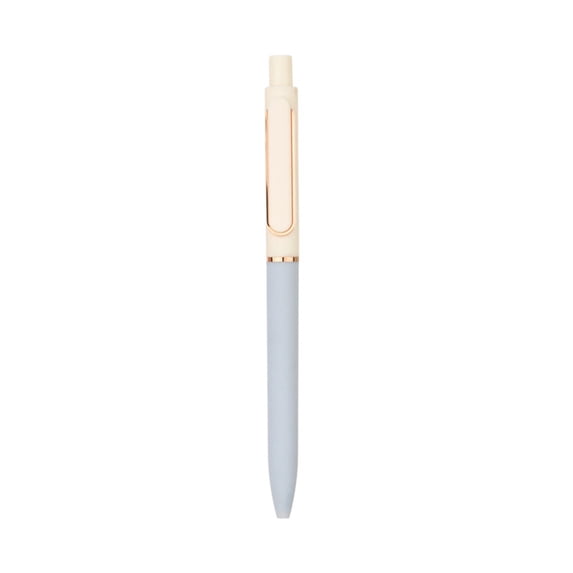 0.5mm Aesthetic Retractable Gel Pen With Soft Grip, Quick Dry Smooth Writing Black Ink Click Pen For Home Office, Color Block Light Blue For Journaling Note Taking (Blue, 15.00)